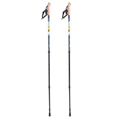 Kijki walkingowe inSPORTline Hiker ∙ 65–135 cm ∙ system Antishock ∙ karbonowe ∙ amortyzacja