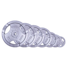 Obciążenia żeliwne inSPORTline Hamerton 30 mm 1,25-25 kg ∙ powłoka antykorozyjna ∙ uchwyty ergonomiczne ∙ trwała konstrukcja
