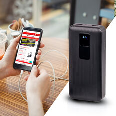 Powerbank inSPORTline PowerTwenty 20000 mAh ∙ szybkie ładowanie PD/QC 22,5 W ∙ 3 porty USB ∙ wyświetlacz LED