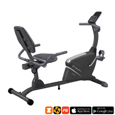 Rower poziomy treningowy inSPORTline Varis ∙ rehabilitacyjny ∙ siodełko żelowe ∙ magnetyczny ∙ 8 poziomów oporu ∙ wyświetlacz LCD ∙ Bluetooth