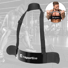 Pas usztywniający do ćwiczeń bicepsów (Blaster) inSPORTline Bicipi ∙ blokada łokci ∙ regulowany pas 64 cm ∙ pianka EVA