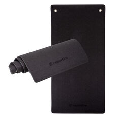 Mata do ćwiczeń inSPORTline Aero Advance 120×60 cm ∙ pianka z pamięcią ∙ 9 mm ∙ antypoślizgowa ∙ otwory ∙ imitacja skóry