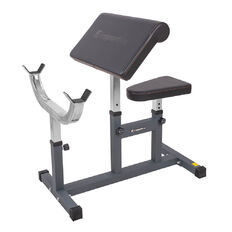 Ławka z modlitewnikiem do bicepsu inSPORTline LKC301 ∙ solidna rama 50×50 mm ∙ regulowana wysokość ∙ 150 kg nośności