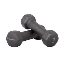 Hantle do ćwiczeń inSPORTline ON-X Renbell ∙ 2x1 kg ∙ powłoka neoprenowa ∙ mobilne ∙ wzmacniają ramiona ∙ do jogi i biegania