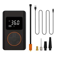 Pompka akumulatorowa z powerbankiem 2w1 inSPORTline Gaberila ∙ max 150 PSI ∙ 4000 mAh ∙ USB-C ∙ LED 2 tryby ∙ do aut/rowerów/piłeczek ∙ adaptery