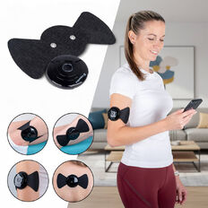 Elektrostymulator mięśni inSPORTline Elefit ∙ TENS/EMS ∙ 12 programów ∙ 20 poziomów intensywności ∙ bezprzewodowy ∙ aplikacja mobilna