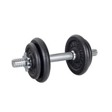 Hantla regulowana inSPORTline 5-10 kg ∙ gryf chromowany ∙ obciążniki żeliwne ∙ powłoka antykorozyjna