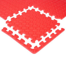 Mata antypoślizgowa puzzle inSPORTline Famkin ∙ 12 elementów 30×30×1,2 cm ∙ materiał PE ∙ obciążenie max 120 kg ∙ z krawędziami