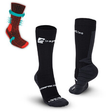 Skarpety kompresyjne inSPORTline Compagio AG+ ∙ unisex ∙ antybakteryjne ∙ Siltex AG+ ∙ odprowadzanie potu ∙ elastyczne
