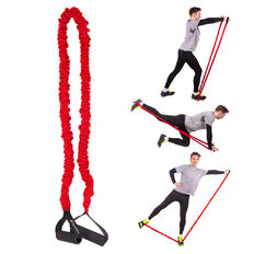 Ekspander gumowy / tubing inSPORTline Morpo RS693 • 130 cm • opór ok. 3,8 kg • uchwyty piankowe