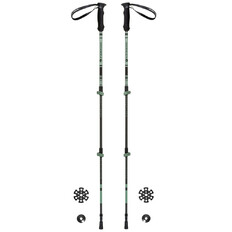 Kijki trekkingowe carbonowe FERRINO Kailash SS23 ∙ ultralekkie 410 g/parę ∙ 3 sekcje ∙ system lock&go ∙ anatomiczny grip