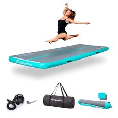 Ścieżka akrobatyczna Airtrack inSPORTline Airstunt 500x100x10 cm ∙ z pompką elektryczną ∙ nośność 850 kg ∙ wodoodporna ∙ torba w zestawie