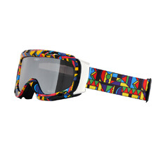Gogle snowboardowe WORKER Cooper ∙ szkła przydymione lustrzane ∙ ochrona UV ∙ system odmgławiania ∙ regulowany pasek