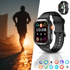 Smartwatch sportowy inSPORTline Gradana ∙ 100+ trybów sportowych ∙ bateria do 25 dni ∙ monitorowanie zdrowia ∙ asystent AI  ∙ wodoodporny
