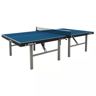 Stół turniejowy do ping-ponga Joola 2000-S Pro ∙ niebieski ∙ składany ∙ 25 mm ∙ 105 kg ∙ zgodny ITTF ∙ stabilna rama ∙ ukryte kółka
