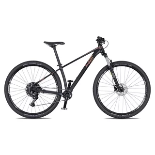 Młodzieżowy rower górski 4EVER Dark Active 29" ∙ przerzutki Shimano ∙ hydrauliczne hamulce ∙ amortyzowany widelec - czarny / brązowy