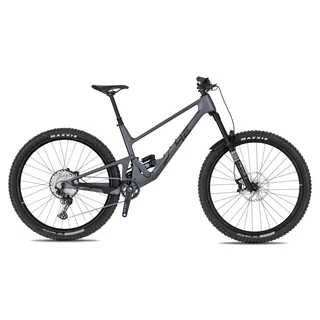 Rower górski 4EVER Volcanno Etna 29" - model 2026 ∙ karbonowa rama ∙ pełne zawieszenie rockshox ∙ napęd shimano slx - szary mat/czarny