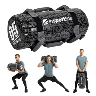 Worek treningowy / torba do ćwiczeń z uchwytami inSPORTline FitBag Camu 5 kg ∙ 7 uchwytów ∙ trening funkcjonalny ∙ cross-training