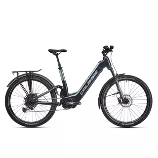 Rower elektryczny z pełnym zawieszeniem Crussis e-Country Full 10.10 720Wh 27,5" - model 2025 - Zielony Szmaragd