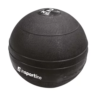 Piłka lekarska inSPORTline Slam ball do ćwiczeń 2 kg ∙ powierzchnia antypoślizgowa ∙ trening funkcjonalny