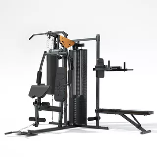 Atlas wielostanowiskowy inSPORTline Profigym C60 ∙ ławka ∙ poręcze ∙ worek treningowy ∙ wyciąg górny/dolny