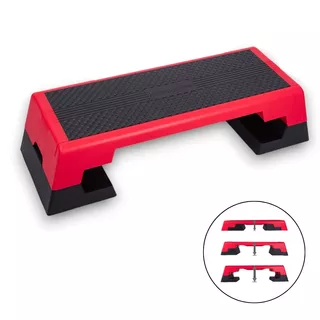 Step fitness / aerobik inSPORTline Absater Evo ∙ 3-stopniowa regulacja ∙ gumowane nóżki ∙ nośność 250 kg ∙ antypoślizgowa powierzchnia