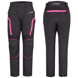 Damskie spodnie motocyklowe W-TEC Durmanes Lady - Czarno-różowy