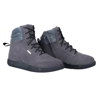 Męskie niskie buty motocyklowe W-TEC Elton - czarno-ciemnoszary
