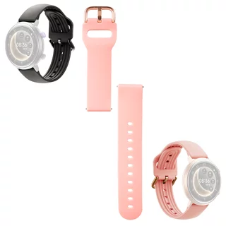Pasek do smartwatcha inSPORTline Manzon & Brosel ∙ różowy ∙ elastyczny silikon ∙ sportowy design
