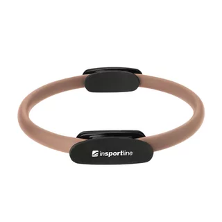 Koło do pilatesu / jogi inSPORTline Impira ∙ średnica 38 cm ∙ uchwyty z pianki ∙ lekka konstrukcja - mus mokka