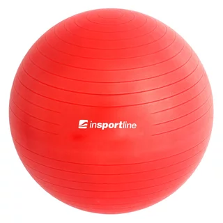 Piłka gimnastyczna / fitness do ćwiczeń Top Ball inSPORTline 85 cm ∙ nośność 600 kg ∙ antypoślizgowa powierzchnia - Czerwony