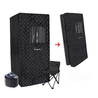 Przenośna sauna parowa inSPORTline Klementina II ∙ składana konstrukcja ∙ generator pary ∙ 5 trybów ∙ pilot zdalny