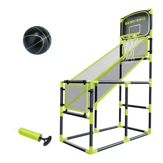Dziecięcy zestaw treningowy do koszykówki inSPORTline BBS540 ∙ z rebounderem ∙ piłka 14 cm ∙ pompka ∙ łatwe składanie