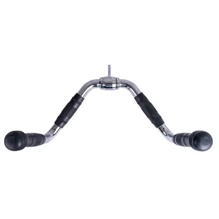 Uchwyt adapter gryf zaczepowy inSPORTline A423 42 cm  ∙ baranek ∙ 2 warianty chwytu ∙ obrotowy środek ∙ stalowa konstrukcja ∙ antypoślizgowe uchwyty