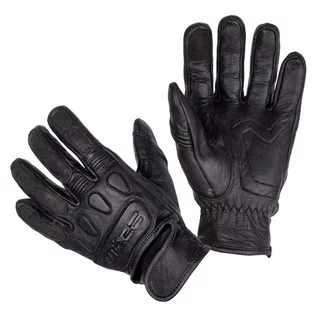 Skórzane rękawice motocyklowe W-TEC Cherton II - Czarny