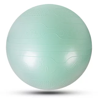 Piłka gimnastyczna inSPORTline Stretch Ball Ø 75 cm ∙ antypoślizgowa ∙ wypustki masujące ∙ nośność 200 kg ∙ pompka w zestawie - Miętowy