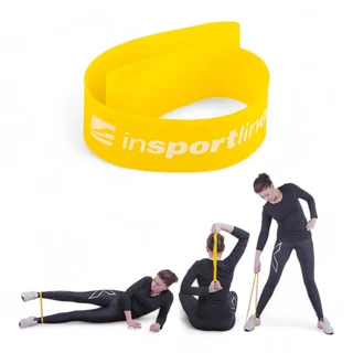 Guma oporowa / taśma do ćwiczeń inSPORTline Hangy Light 55×3 cm ∙ obwód 110 cm ∙ opór 2,8 kg