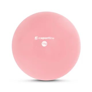 Piłka do jogi inSPORTline Yoga Ball 1 kg ∙ wzmacniająco-stabilizacyjna ∙ do pilates, jogi, rehabilitacji - Różowy