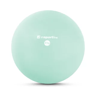 Piłka do jogi inSPORTline Yoga Ball 2 kg ∙ wzmacniająco-stabilizacyjna ∙ do pilates, jogi i rehabilitacji - Miętowy