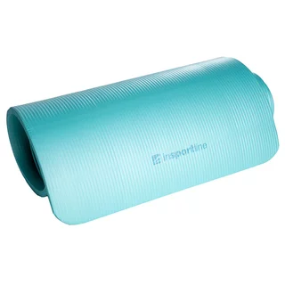 Mata do ćwiczeń fitness inSPORTline Fity X 183×61×1,5 cm ∙ pianka memory ∙ antypoślizgowa ∙ paski transportowe ∙ amortyzacja - Turkusowy