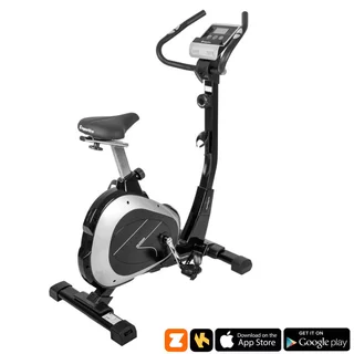 Rower treningowy magnetyczny inSPORTline Klegan ∙ cicha praca ∙ 8 poziomów obciążenia ∙ regulacja siodełka i kierownicy ∙ czujniki tętna ∙ Bluetooth