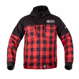 Kurtka softshellowa W-TEC Black Heart Rozzer - Czerwono-czarny
