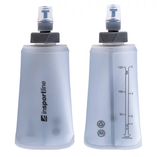 Składana sportowa butelka inSPORTline Hydroquick 150 ∙ softflask ∙ bez BPA ∙ miarka ∙ szczelne zamknięcie