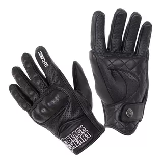 Skórzane rękawice motocyklowe W-TEC Black Heart Rookah - Czarny