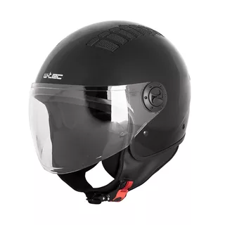 Kask motocyklowy otwarty W-TEC Baraldo - Czarny błyszczący