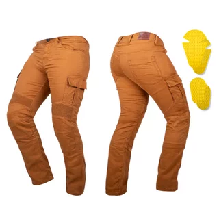 Spodnie motocyklowe męskie jeansy W-TEC Wallbridge Caramel