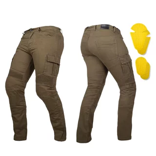 Spodnie motocyklowe męskie jeansy W-TEC Wallbridge Olive