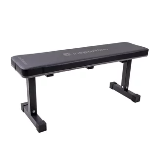 Ławka do ćwiczeń prosta inSPORTline ON-X SB50 ∙ stabilna rama 50×50 mm ∙ tapicerka 6 cm ∙ 110 kg udźwigu