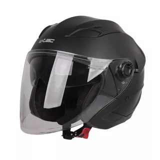 Kask motocyklowy otwarty W-TEC Barcela - Czarny matowy
