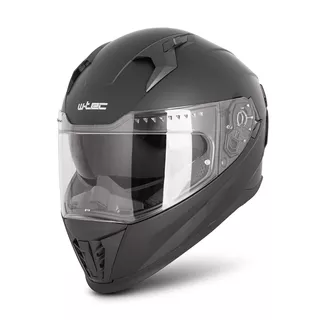 Kask motocyklowy turystyczny pełny W-TEC Burgosa - Czarny matowy